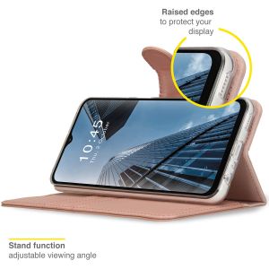 Accezz Wallet Softcase Bookcase Samsung Galaxy A23 (5G) - Rosé Goud