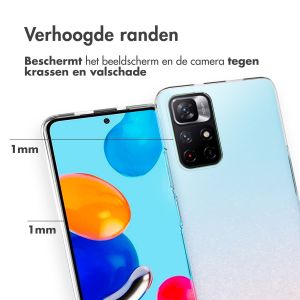 Accezz Clear Backcover Xiaomi Redmi Note 11 (4G) / Note 11S (4G) - Transparant