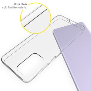 Accezz Clear Backcover Samsung Galaxy A33 - Transparant