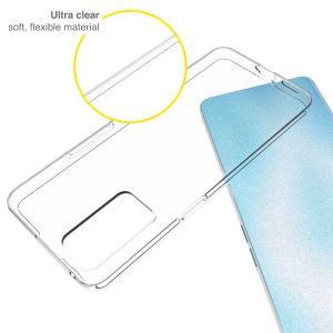 Accezz Clear Backcover Oppo Reno 6 5G - Transparant