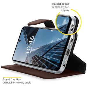 Accezz Wallet Softcase Bookcase Samsung Galaxy A52(s) (5G/4G) - Donkerbruin