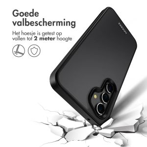 Accezz Rugged Frosted Backcover Samsung Galaxy A54 (5G) - Zwart