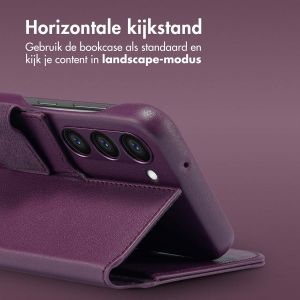 Accezz Leather Bookcase 2-in-1 met MagSafe Samsung Galaxy S23 - Heath Purple