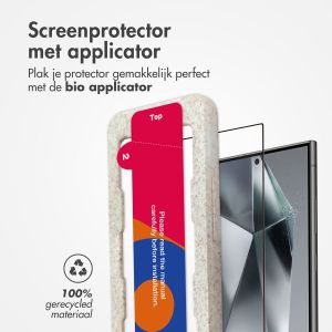 Accezz Triple Strong Full Cover Glas Screenprotector met applicator Samsung Galaxy S24 Ultra - Transparant 