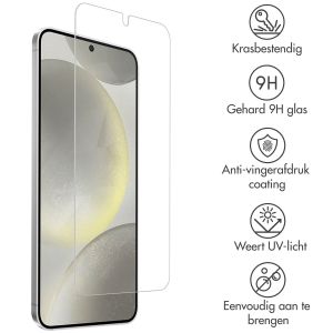 Accezz Gehard Glas Screenprotector Samsung Galaxy S24 - Transparant