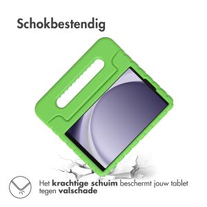Accezz Kidsproof Backcover met handvat Samsung Galaxy Tab A9 8.7 inch - Groen