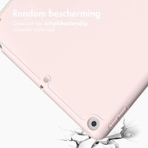 Accezz Smart Silicone Bookcase iPad 6 (2018) 9.7 inch / iPad 5 (2017) 9.7 inch - Roze