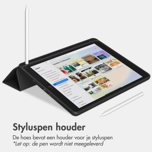 Accezz Smart Silicone Bookcase iPad 6 (2018) 9.7 inch / iPad 5 (2017) 9.7 inch - Zwart