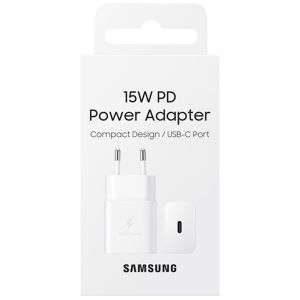 Samsung Originele Power Adapter - Oplader - USB-C aansluiting - Fast Charge - 15 Watt - Wit