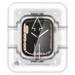 Spigen Pro Flex EZ Fit Screenprotector met applicator Apple Watch Series 7/8/9 - 41 mm - Transparant