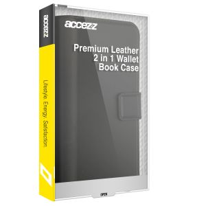 Accezz Premium Leather 2 in 1 Wallet Bookcase Samsung Galaxy S22 Ultra - Zwart