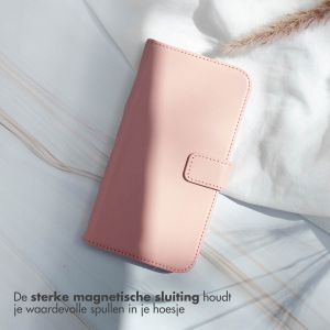 Selencia Echt Lederen Bookcase Samsung Galaxy S22 Plus - Dusty Pink