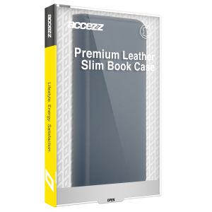 Accezz Premium Leather Slim Bookcase Samsung Galaxy S22 Plus - Donkerblauw