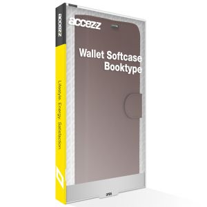 Accezz Wallet Softcase Bookcase Samsung Galaxy S23 Ultra - Bruin