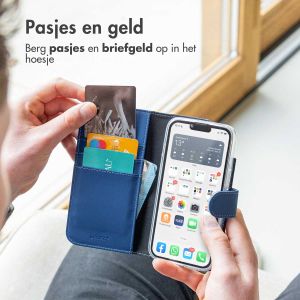 Accezz Wallet Softcase Bookcase Oppo A94 (5G) - Donkerblauw