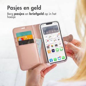 Accezz Wallet Softcase Bookcase iPhone 14 Plus - Rosé Goud
