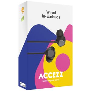 Accezz In-ear oordopjes - Bedrade oordopjes - USB-C aansluiting - Zwart