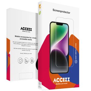 Accezz Gehard Glas Full Cover Screenprotector met applicator iPhone 15 Pro Max - Transparant