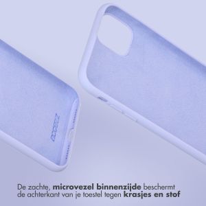 Accezz Liquid Silicone Backcover Samsung Galaxy S24 - Paars