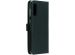 Selencia Echt Lederen Bookcase Samsung Galaxy A50 / A30s - Groen