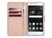 Accezz Wallet Softcase Bookcase Huawei P9 Lite - Rosé Goud