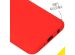 Accezz Liquid Silicone Backcover Samsung Galaxy A40 - Rood