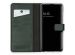 Selencia Echt Lederen Bookcase Samsung Galaxy A51 - Groen