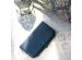 Selencia Echt Lederen Bookcase iPhone 11 - Blauw