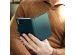 Selencia Echt Lederen Bookcase Samsung Galaxy A50 / A30s - Groen