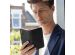 Selencia Echt Lederen Bookcase Samsung Galaxy A20e - Zwart