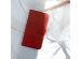 Selencia Echt Lederen Bookcase Huawei P20 Lite - Rood