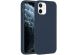 Accezz Liquid Silicone Backcover iPhone 12 Mini - Donkerblauw