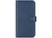 Selencia Echt Lederen Bookcase Samsung Galaxy A42 - Blauw