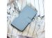 Selencia Echt Lederen Bookcase Samsung Galaxy A42 - Lichtblauw
