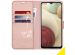 Accezz Wallet Softcase Bookcase Samsung Galaxy A12 - Rosé Goud