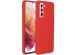 Accezz Liquid Silicone Backcover Galaxy S21 Plus - Rood