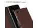 Selencia Echt Lederen Bookcase iPhone SE (2022 / 2020) / 8 / 7 / 6(s) - Bruin