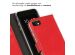 Selencia Echt Lederen Bookcase iPhone SE (2022 / 2020) / 8 / 7 / 6(s) - Rood