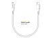Accezz Lightning naar USB-C kabel - MFi certificering - 0,2 meter - Wit