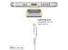 Accezz Lightning naar USB-C kabel - MFi certificering - 0,2 meter - Wit