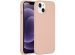 Accezz Liquid Silicone Backcover iPhone 13 - Roze