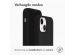 Accezz Liquid Silicone Backcover iPhone 13 Mini - Zwart