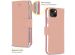 Accezz Wallet Softcase Bookcase iPhone 13 Mini - Rosé Goud