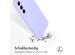 Accezz Liquid Silicone Backcover Samsung Galaxy S23 Plus - Paars