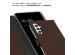 Selencia Echt Lederen Bookcase Samsung Galaxy A54 (5G) - Bruin