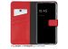 Selencia Echt Lederen Bookcase Samsung Galaxy A54 (5G) - Rood