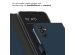Selencia Echt Lederen Bookcase Samsung Galaxy A34 (5G) - Blauw