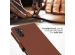 Selencia Echt Lederen Bookcase Samsung Galaxy A34 (5G) - Lichtbruin