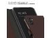Selencia Echt Lederen Bookcase Samsung Galaxy A34 (5G) - Bruin