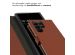 Selencia Echt Lederen Bookcase Samsung Galaxy S23 Ultra - Lichtbruin